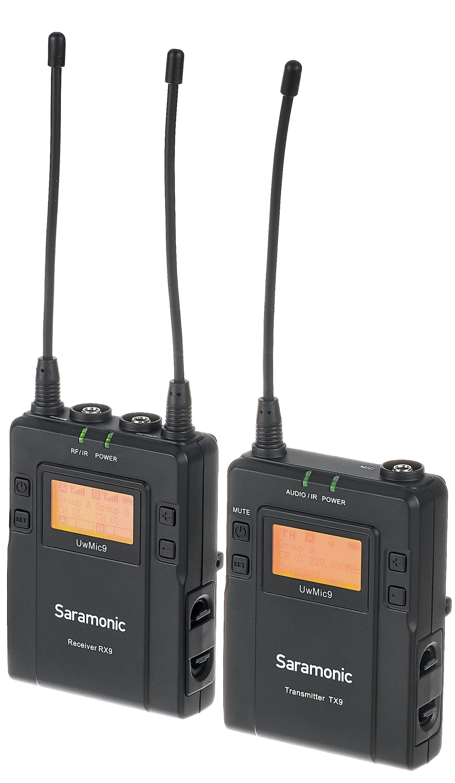 میکروفون بیسیم یقه ای دوربین سارامونیک مدل UwMic9 Kit 1 3 میکروفون بیسیم یقه ای دوربین سارامونیک مدل UwMic9 Kit 1