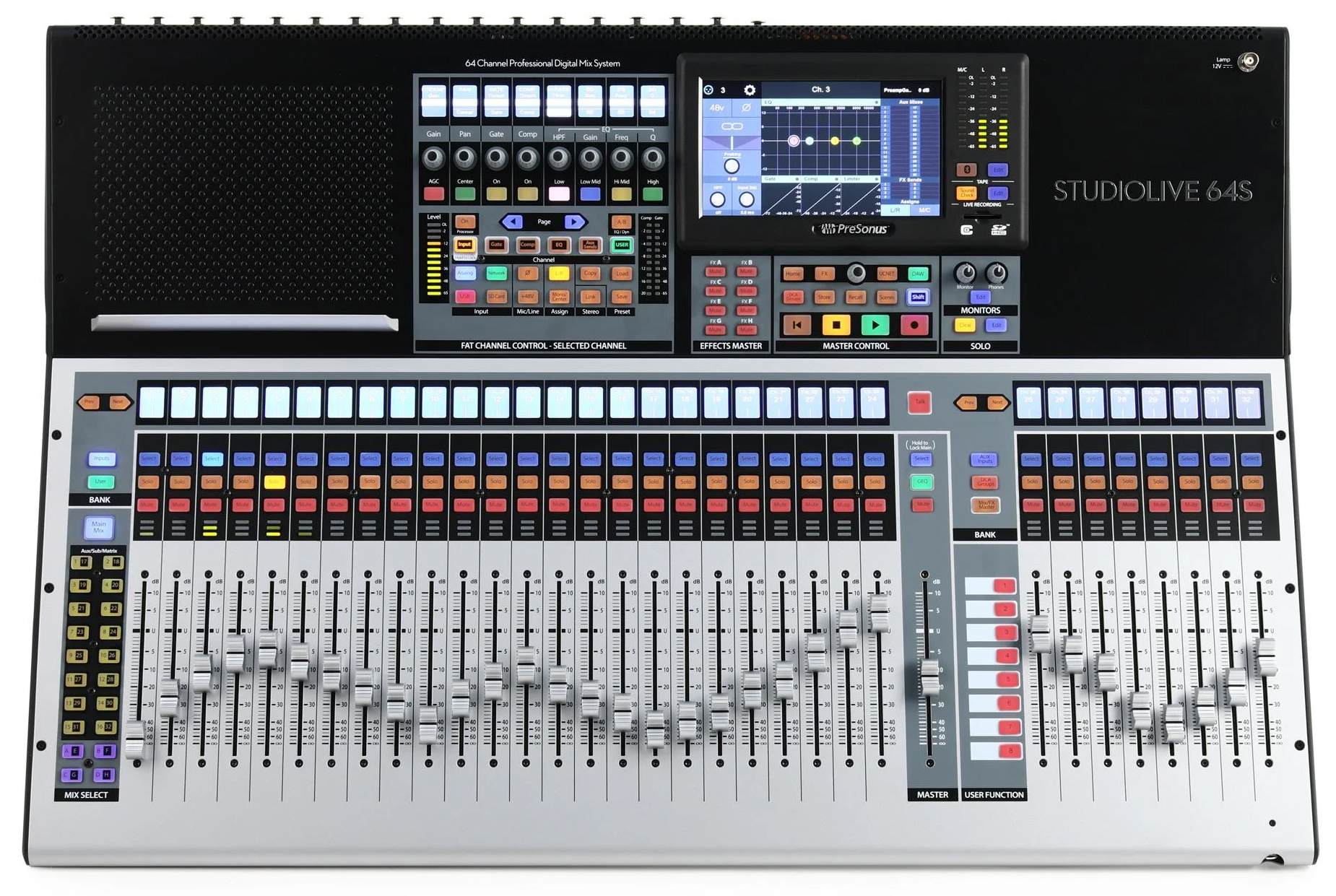 میکسر دیجیتال پریسونوس مدل StudioLive 64S 1 میکسر دیجیتال پریسونوس مدل StudioLive 64S