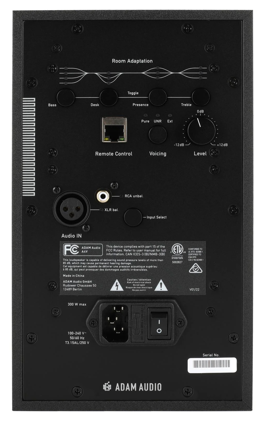 اسپیکر مانیتورینگ استودیویی آدام آدیو مدل A4V