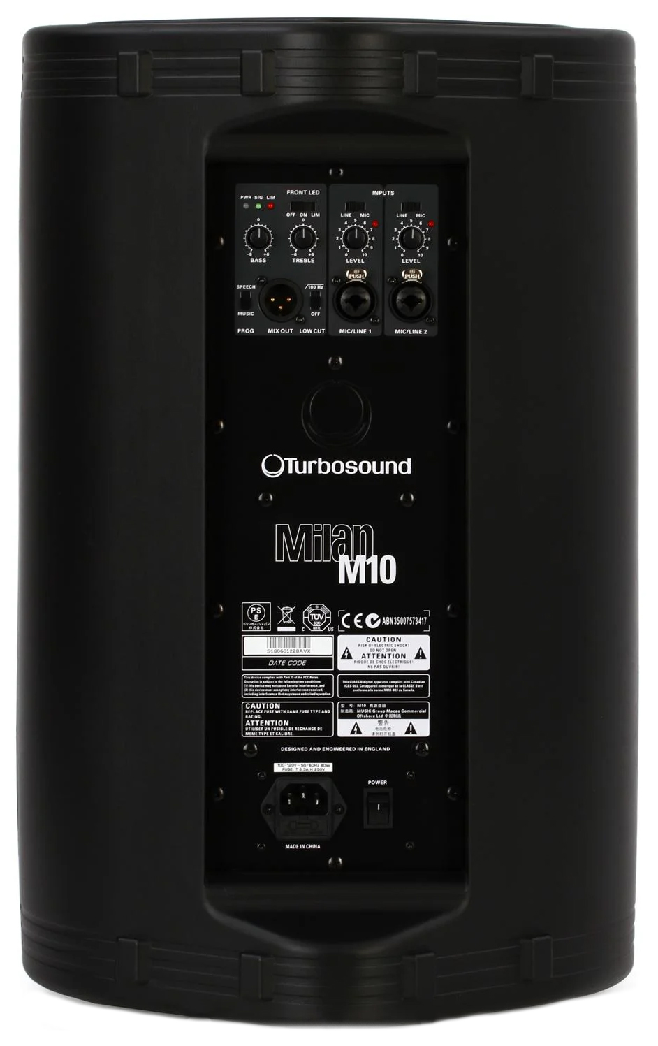 اسپیکر باند اکتیو 10 اینچ توربو ساند میلان ام Milan M10 2 اسپیکر باند اکتیو 10 اینچ توربو ساند میلان ام Milan M10