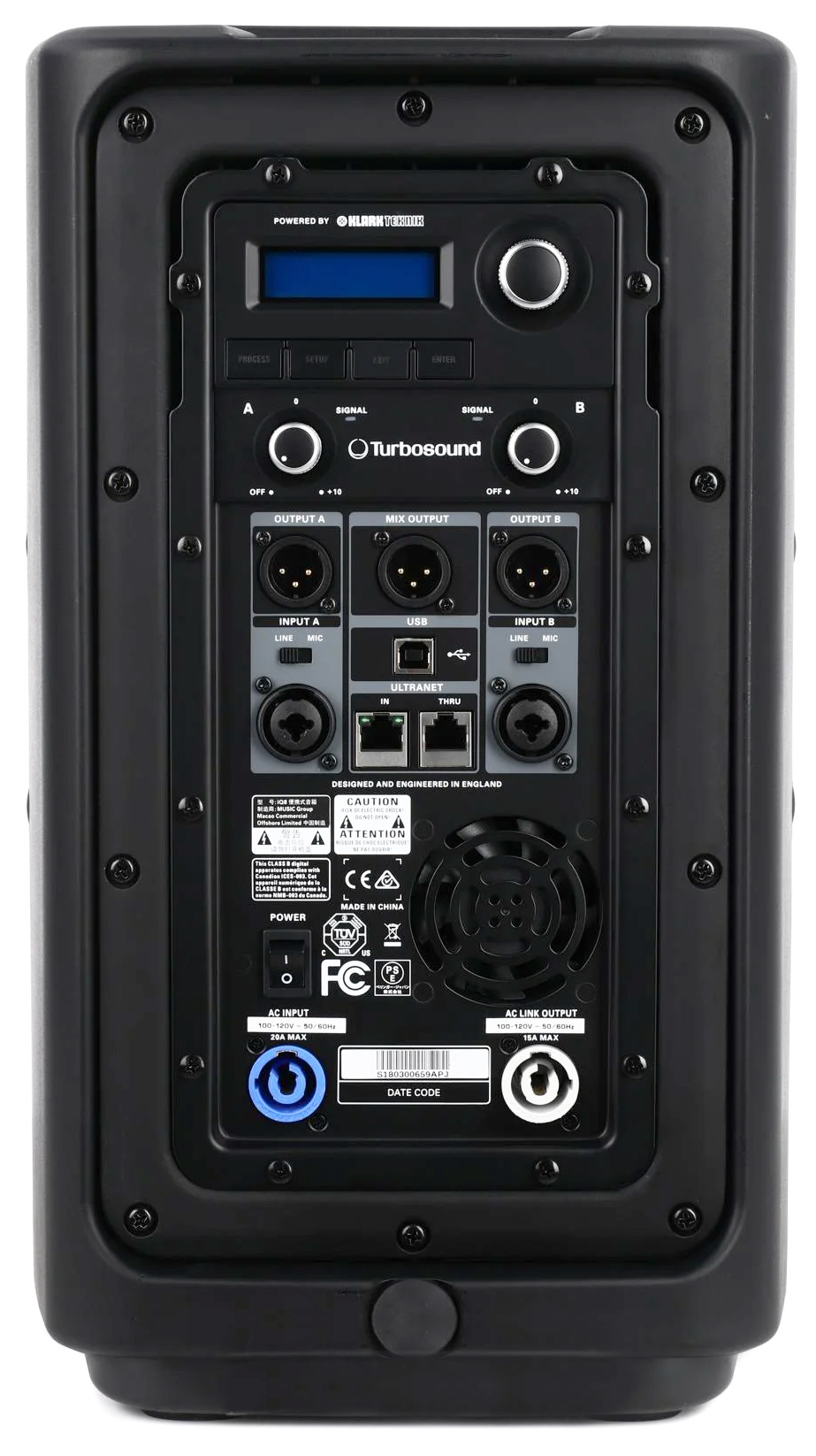 اسپیکر باند اکتیو 8 اینچ 2500 وات توربو ساند آی کیو iQ8