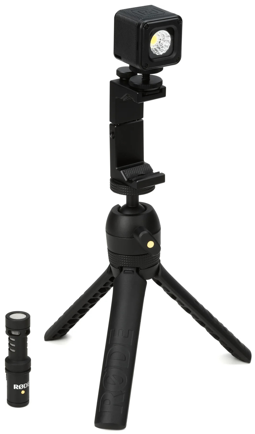 کیت ولاگر میکروفون، نور و پایه موبایل رود Vlogger Kit USB-C