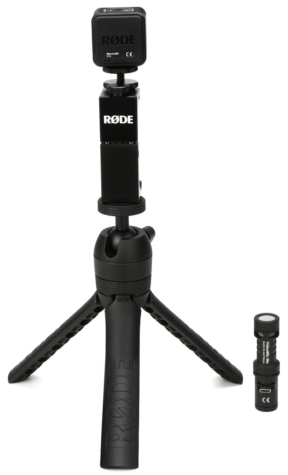 کیت ولاگر میکروفون، نور و پایه موبایل رود Vlogger Kit USB-C