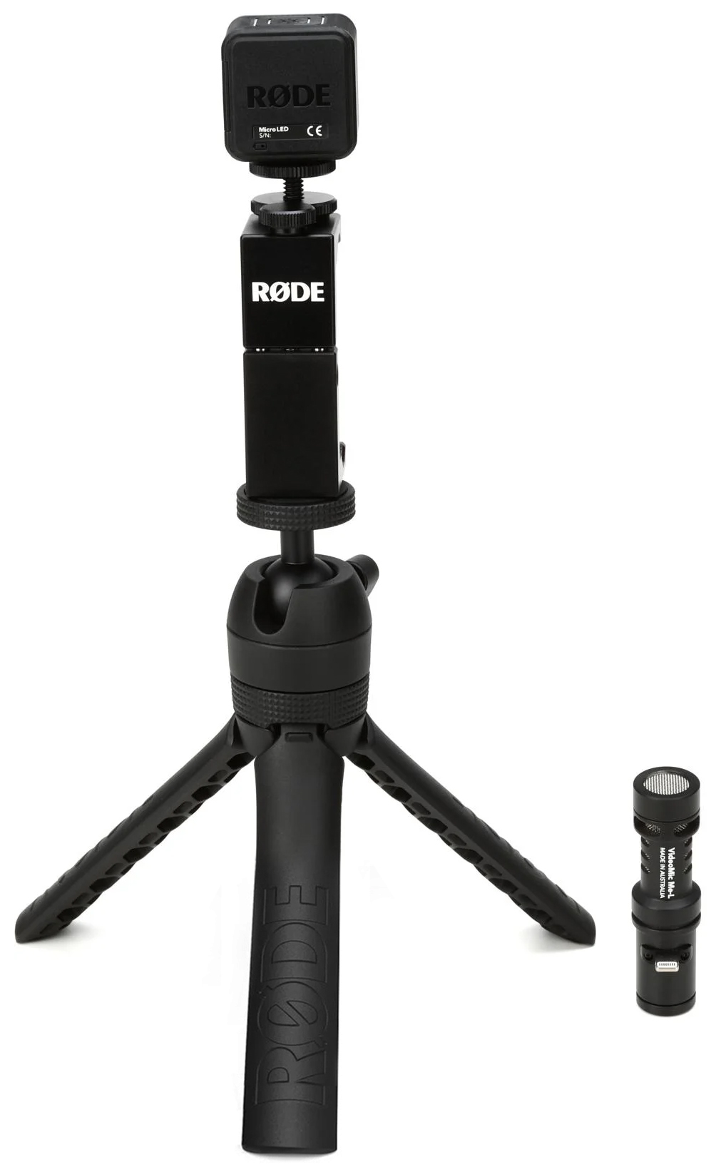 کیت ولاگر میکروفون، نور و پایه موبایل رود Vlogger Kit iOS