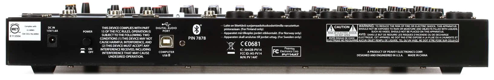 میکسر صدا آنالوگ 14 کانال پیوی پی وی ای تی PV 14 AT