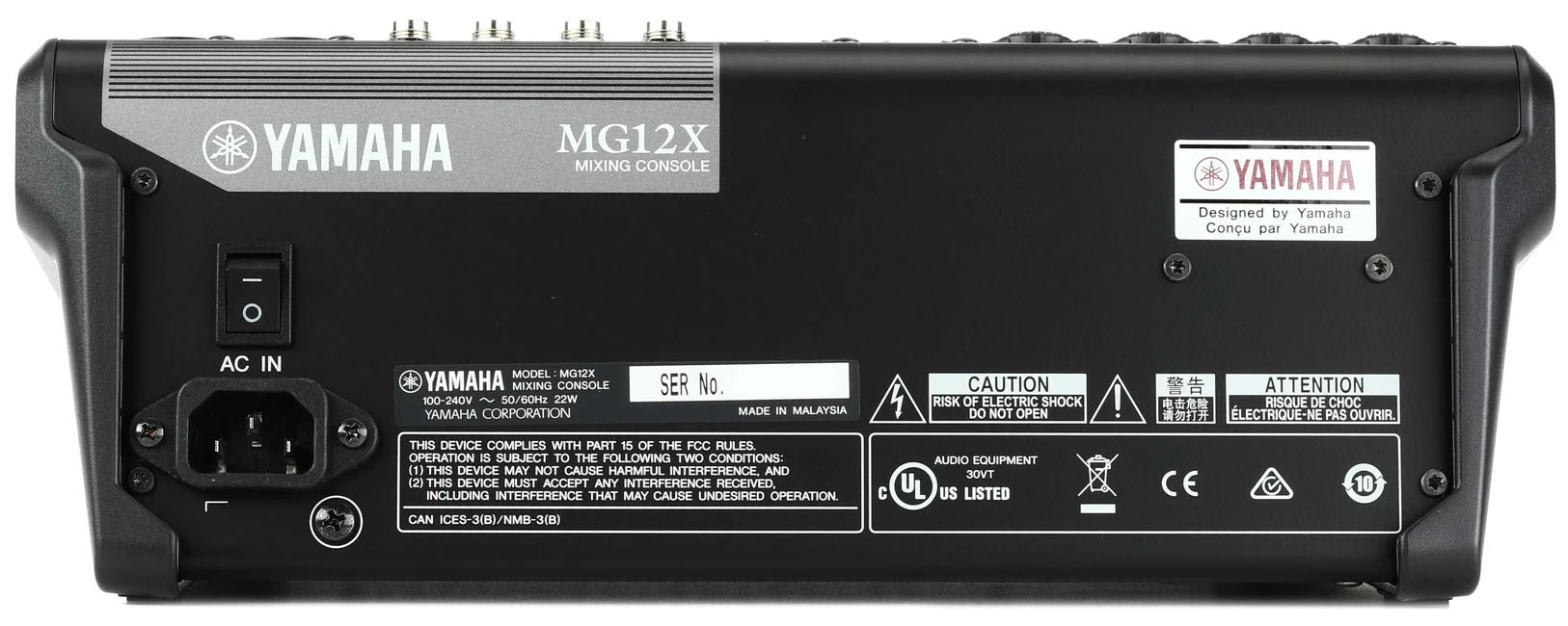 میکسر صدا آنالوگ 12 کانال یاماها ام جی ایکس سی وی MG12X CV 2 میکسر صدا آنالوگ 12 کانال یاماها ام جی ایکس سی وی MG12X CV