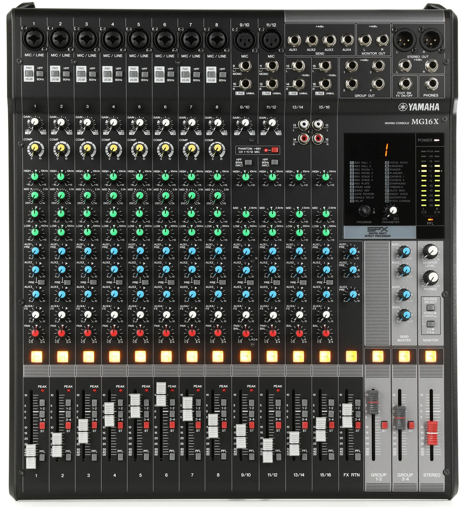 میکسر صدا آنالوگ 16 کانال یاماها ام جی ایکس سی وی MG16X CV