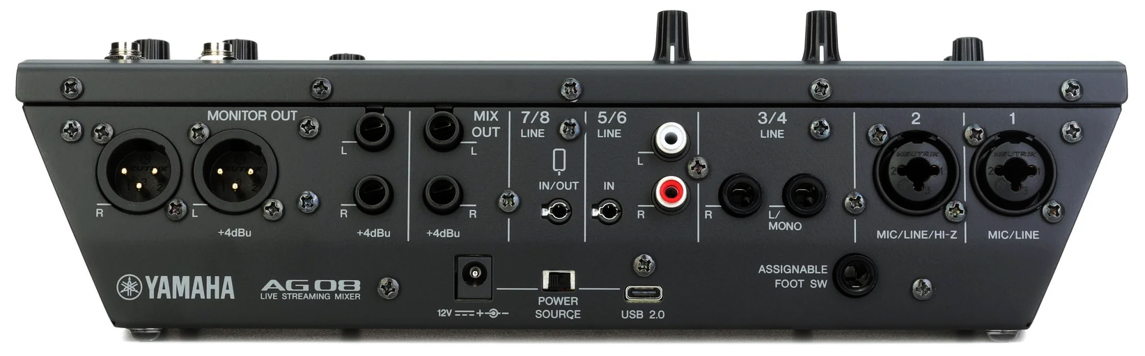 میکسر و کارت صدا یو اس بی لایو استریم یاماها ای جی AG08