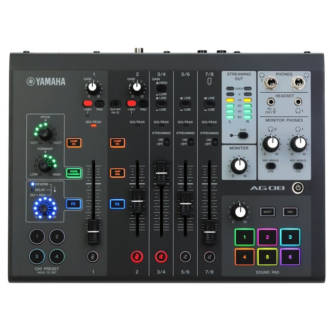 میکسر و کارت صدا یاماها مدل AG08 2