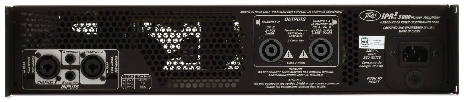 پاور آمپلی فایر اهمی دو کانال پیوی آی پی آر تو IPR2 5000 2 پاور آمپلی فایر اهمی دو کانال پیوی آی پی آر تو IPR2 5000