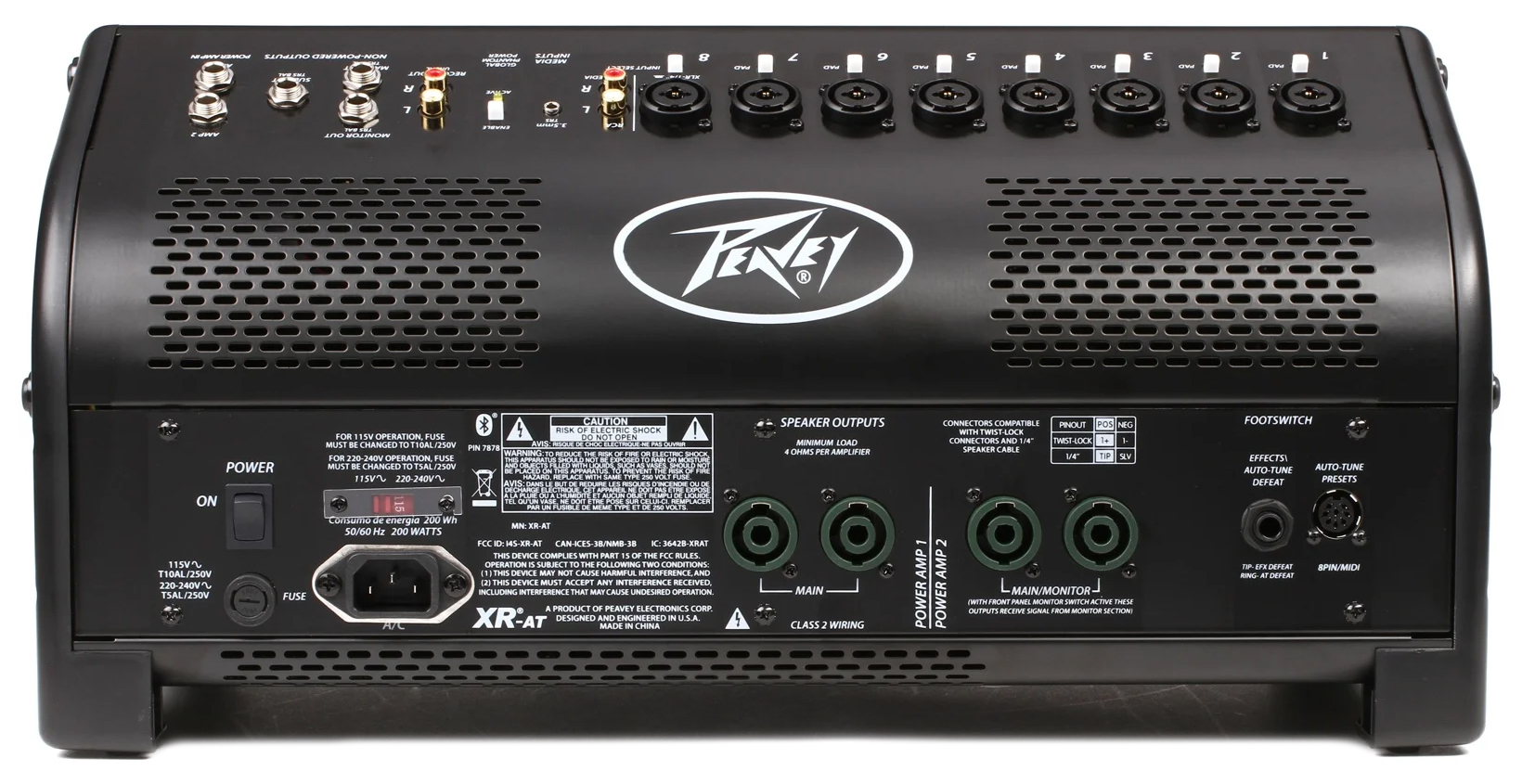 پاور میکسر اکو آمپلی فایر دو کانال پیوی ایکس آر ای تی XR-AT 3 پاور میکسر اکو آمپلی فایر دو کانال پیوی ایکس آر ای تی XR-AT