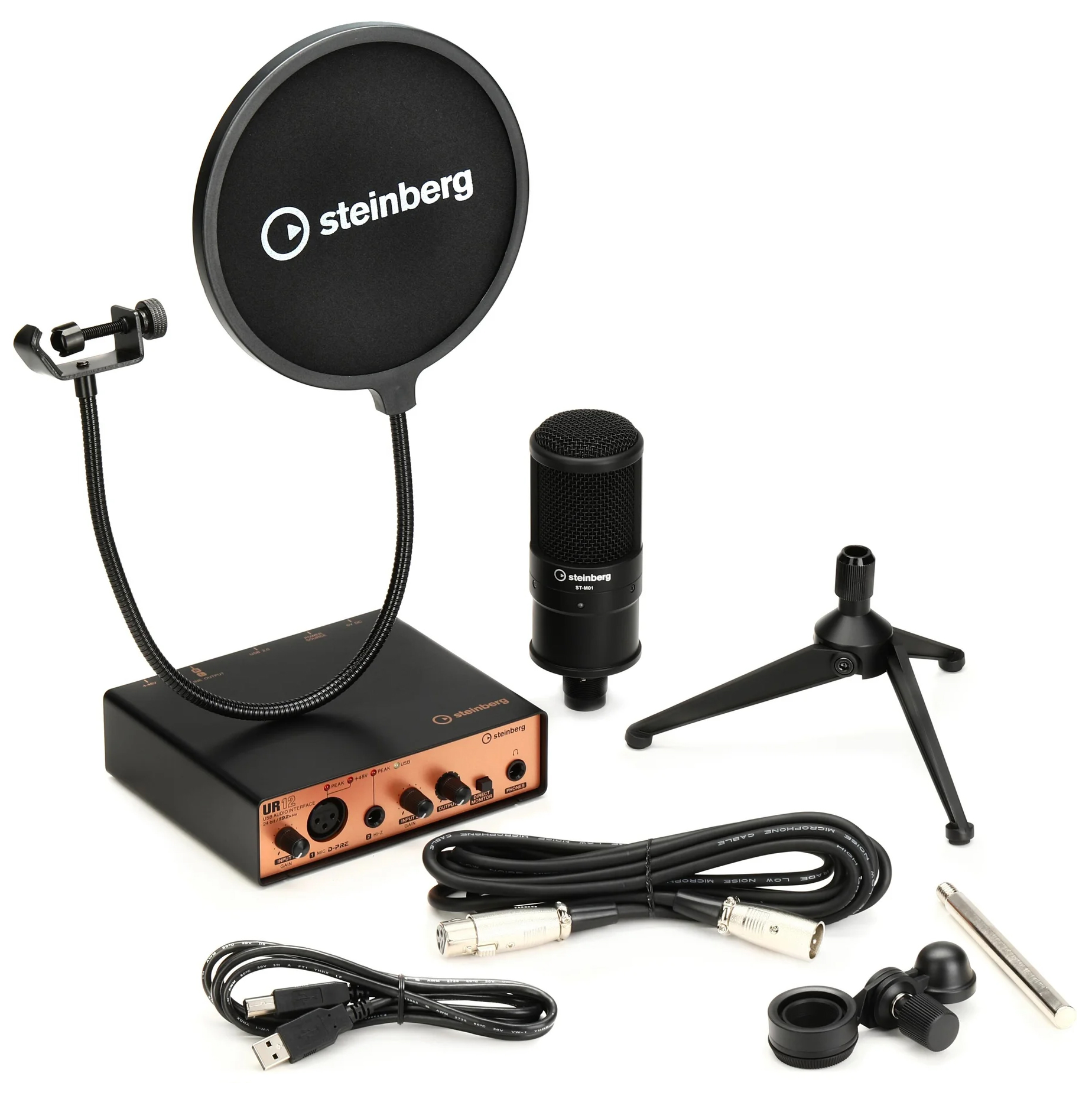 پکیج استودیویی اشتنبرگ پادکست استارتر UR12 Podcast Starter 5 پکیج استودیویی اشتنبرگ پادکست استارتر UR12 Podcast Starter