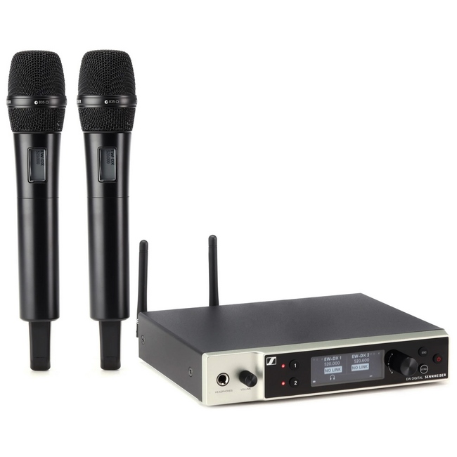 میکروفون بی سیم دستی دو کانال سنهایزر EW-DX 835-S Set