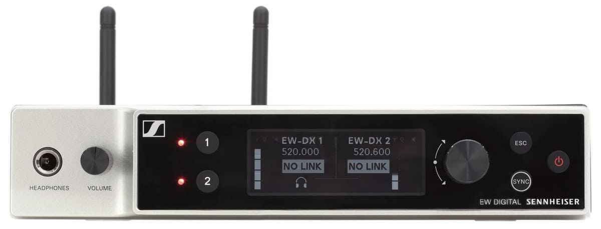 میکروفون بی سیم دستی دو کانال سنهایزر EW-DX 835-S Set