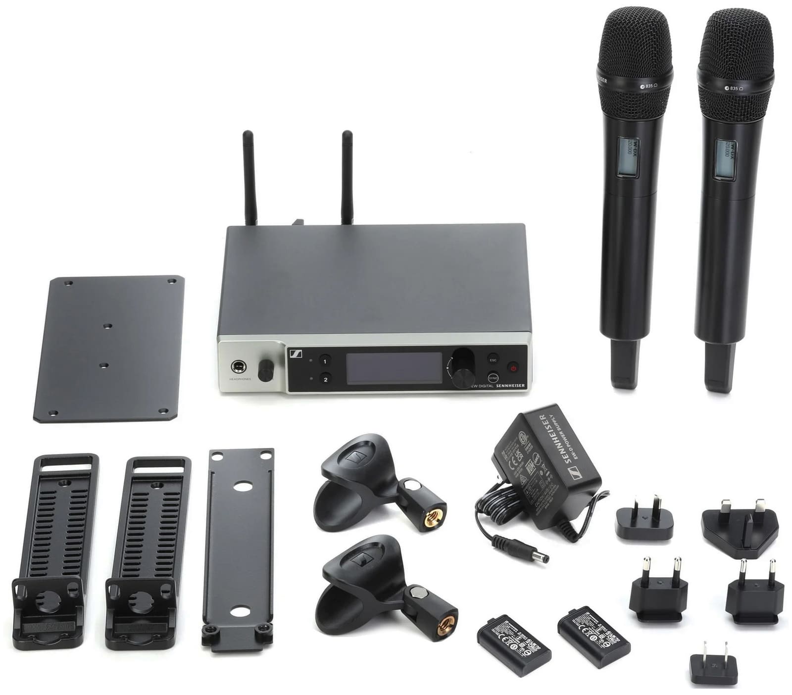 میکروفون بی سیم دستی دو کانال سنهایزر EW-DX 835-S Set