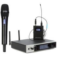 میکروفون بیسیم دستی و یقه ای سنهایزر EW-DX MKE 2 / 835-S Set