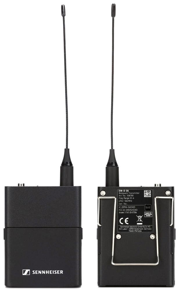 میکروفون بی سیم یقه ای تک کانال دوربین سنهایزر EW-DP ME2 Set