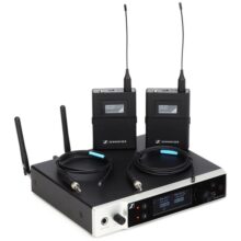 میکروفون بی سیم یقه ای دو کانال سنهایزر EW-DX MKE 2 Set