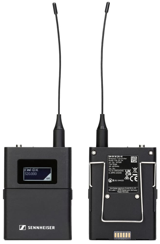 میکروفون بی سیم یقه ای دو کانال سنهایزر EW-DX MKE 2 Set