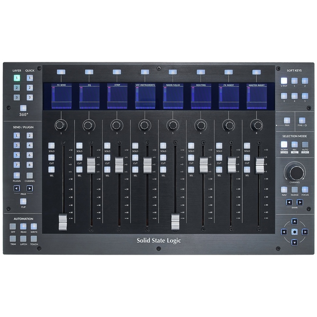 کنترلر نرم افزار استودیو سالید استیت لاجیک یو اف ایت UF8 کنترلر نرم افزار استودیو سالید استیت لاجیک یو اف ایت UF8