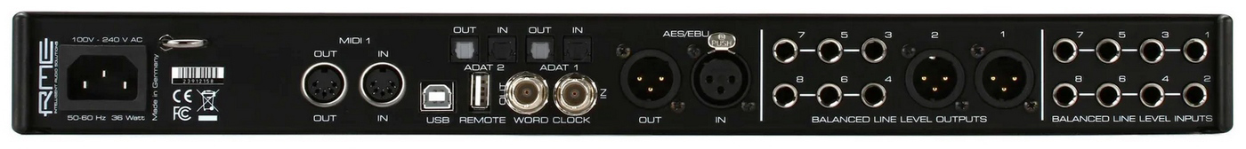 کارت صدا یو اس بی آر ام ای فایر فیس یو افیکس FireFace UFX II 