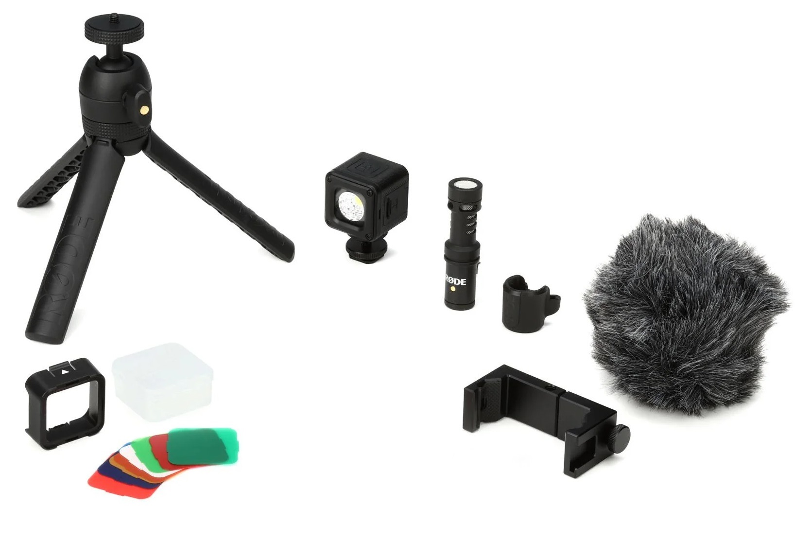 کیت ولاگر میکروفون، نور و پایه موبایل رود Vlogger Kit iOS