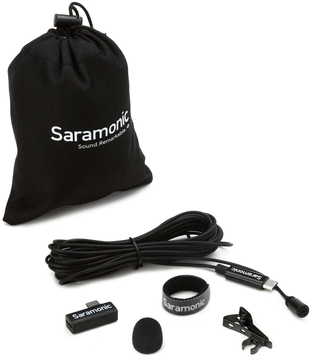 میکروفون باسیم یقه ای موبایل سارامونیک لو میکرو LavMicro U3B 1 میکروفون باسیم یقه ای موبایل سارامونیک لو میکرو LavMicro U3B