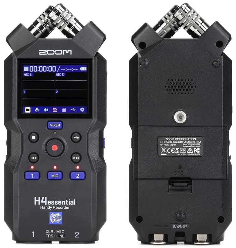 رکوردر ضبط کننده صدا دستی زوم اچ فور اسنشل H4essential 