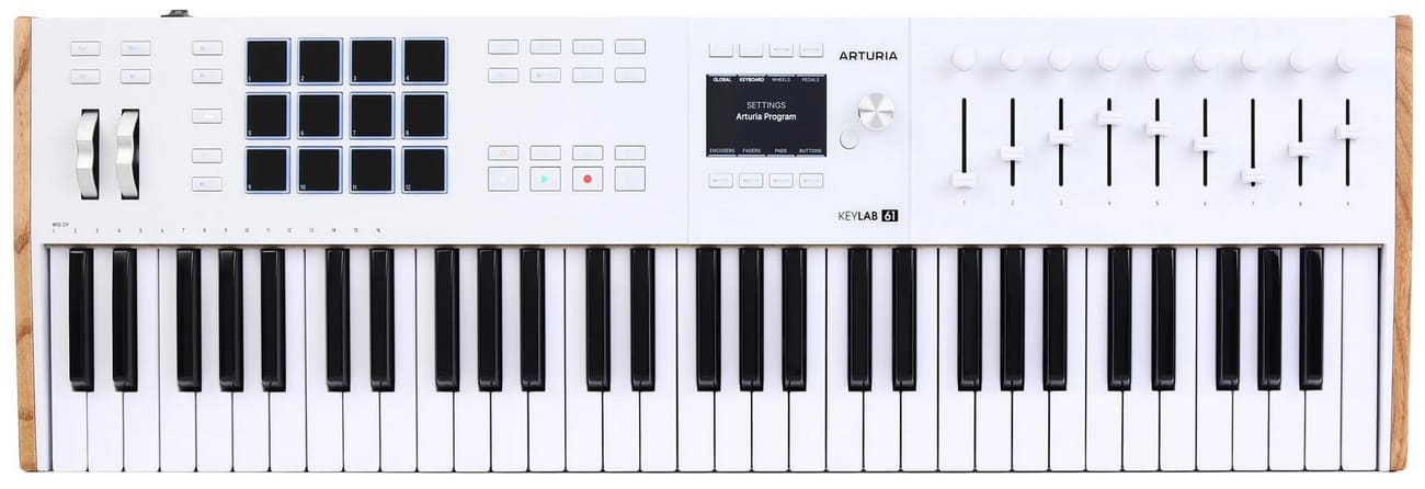 میدی کیبورد کنترلر 61 کلاویه آرتوریا کی لب KeyLab 61 MK3 1 میدی کیبورد کنترلر 61 کلاویه آرتوریا کی لب KeyLab 61 MK3