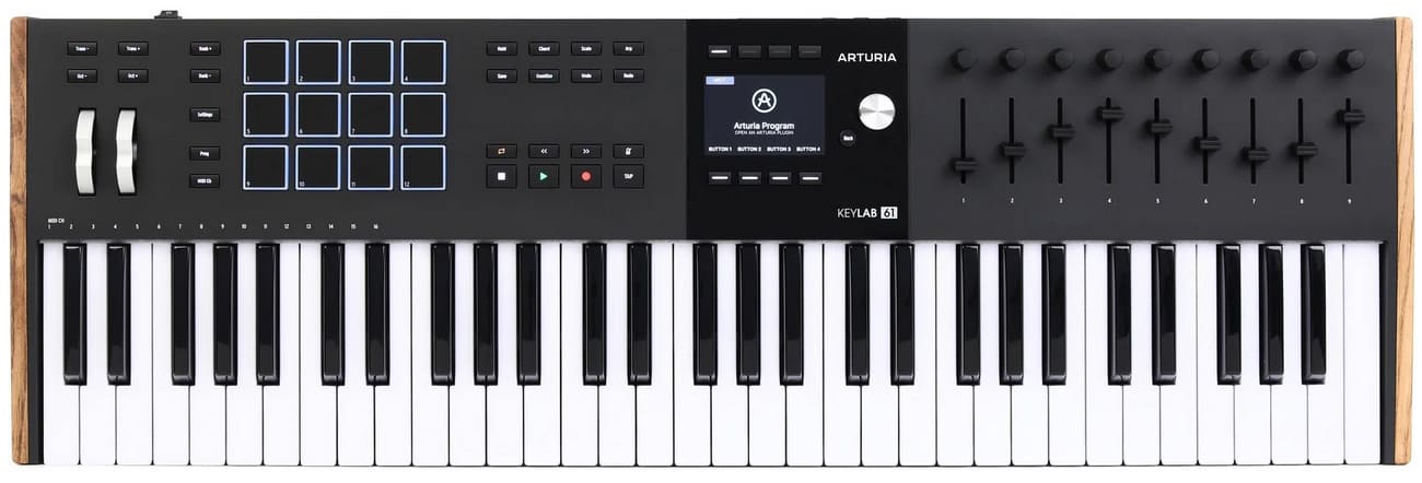 میدی کیبورد کنترلر 61 کلاویه آرتوریا کی لب KeyLab 61 MK3 2 میدی کیبورد کنترلر 61 کلاویه آرتوریا کی لب KeyLab 61 MK3