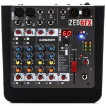 میکسر صدا آنالوگ 6 کانال آلن اند هیت زد اف ایکس ZED-6FX