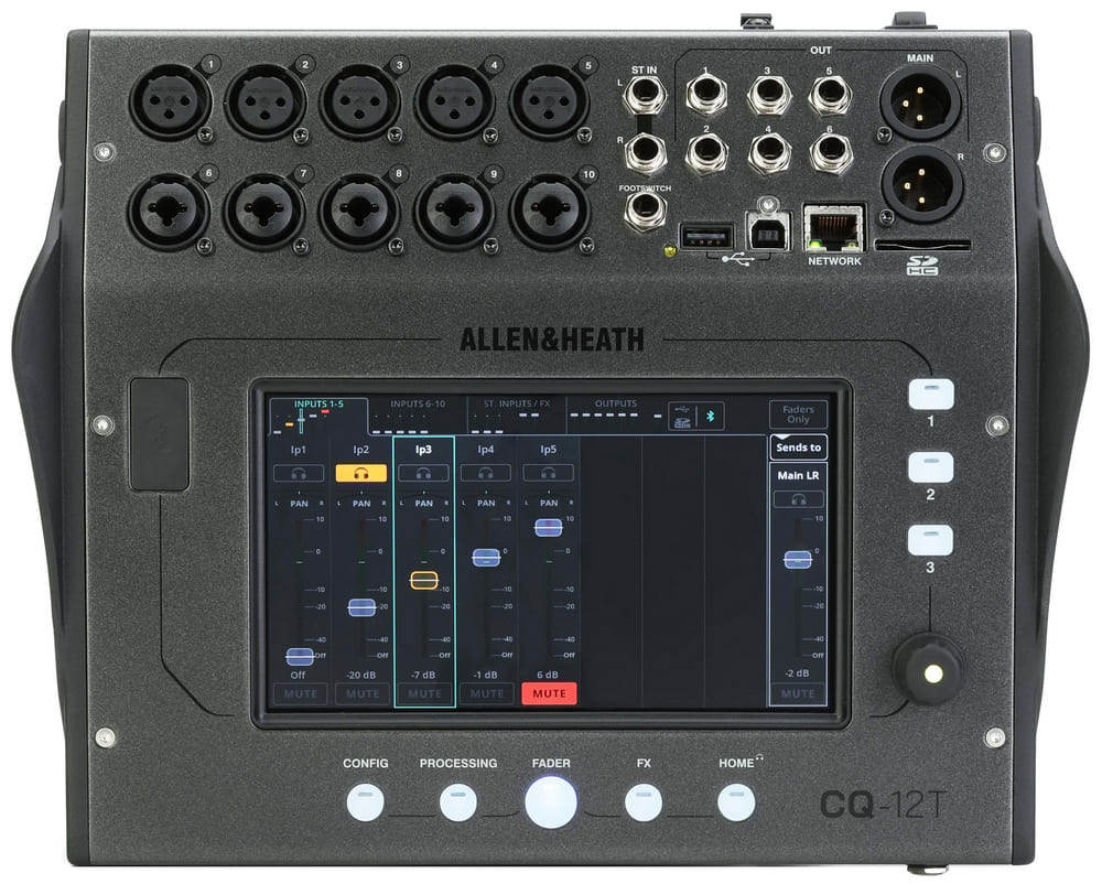 میکسر صدا دیجیتال 10 کانال آلن اند هیت سی کیو تی CQ-12T