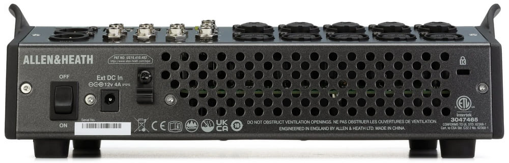 میکسر صدا دیجیتال 10 کانال آلن اند هیت سی کیو تی CQ-12T