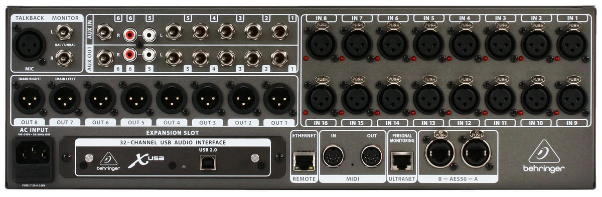 میکسر صدا دیجیتال رک مونت 40 کانال بهرینگر ایکس رک X32 RACK