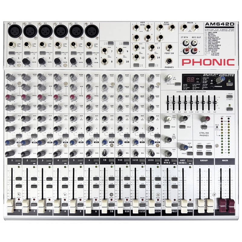 میکسر صدا آنالوگ 14 کانال فونیک ای ام دی AM624D 1