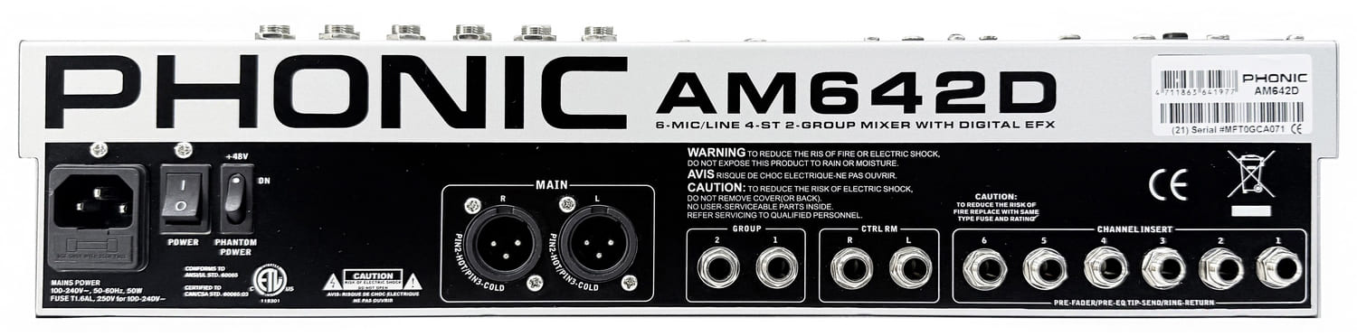 میکسر صدا آنالوگ 14 کانال فونیک ای ام دی AM624D