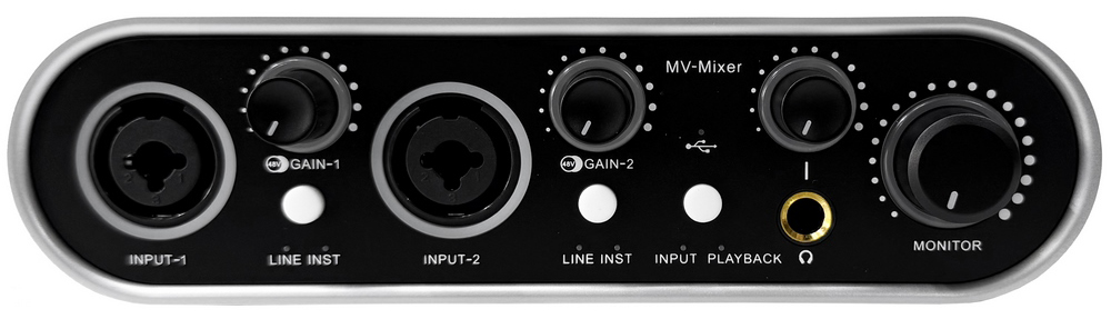 کارت صدا یو اس بی استودیو سارامونیک ام وی میکسر MV-Mixer