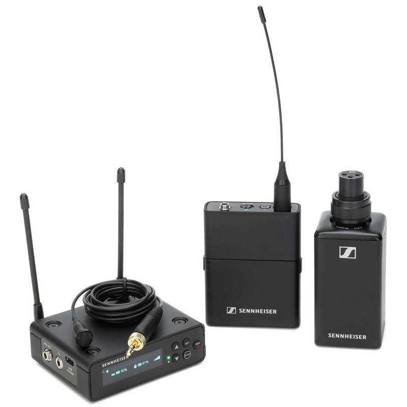 میکروفون بی سیم یقه ای و فرستنده دستی سنهایزر EW-DP ENG Set