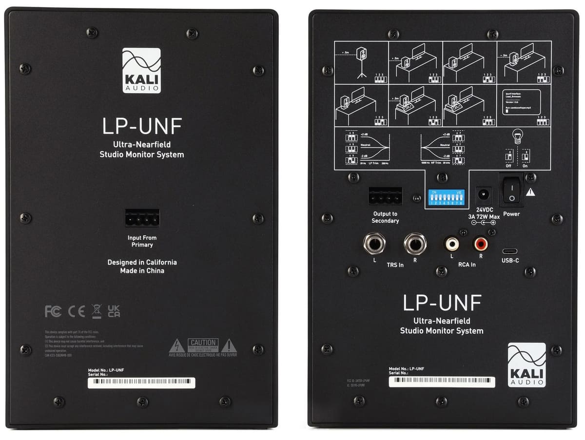 اسپیکر مانیتورینگ 4.5 اینچ استودیو کالی آدیو ال اف LP-UNF